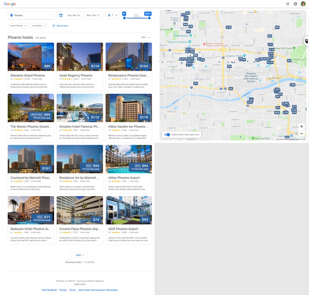 Screenshot 2 New Local Hotel Results