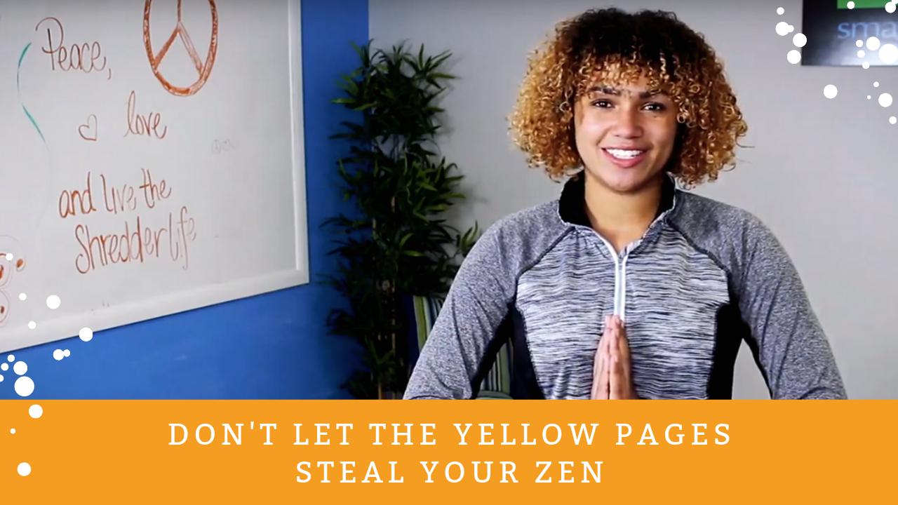 Don't Let The Yellow Pages Steal Your Zen